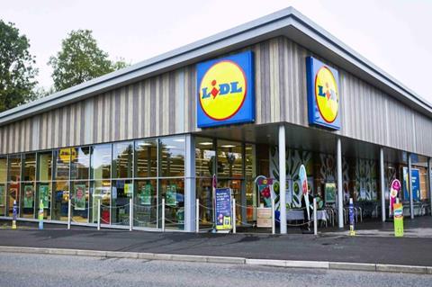 lidl store sign