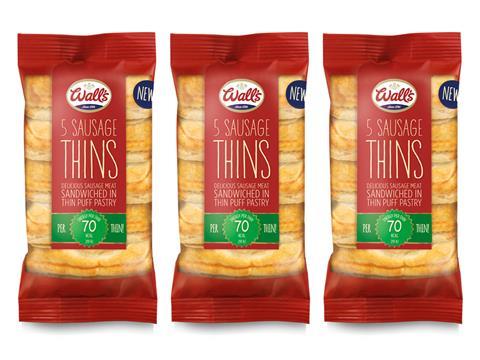 Wall's Sausage Thins