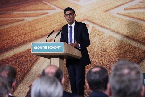 Prime Minister Rishi Sunak and Secretary of State for Environment, Food and Rural Affairs (DEFRA) Thérèse Coffey attend 10 the Farm to Fork Summit in the gardens of 10 Downing Street - Alice Hodgson  No 10 Downing