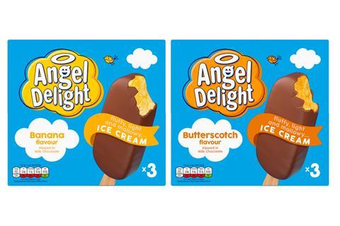 Angel Delight handheld ice creams