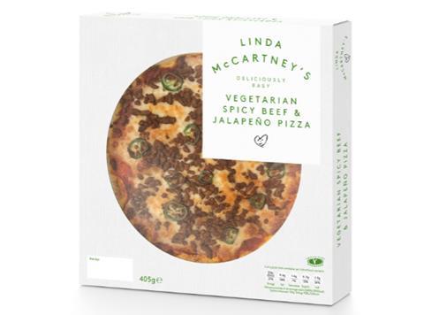 Linda McCartney's Spicy Beef & Jalapeño pizza