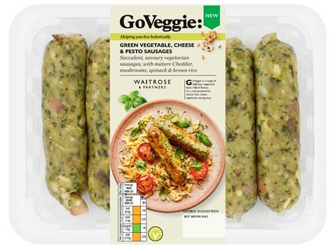 Waitrose GoVeggie sausages