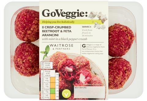 Waitrose Beetroot & Feta Arancini