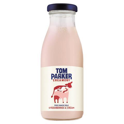 Tom Parker strawberries and cream milk