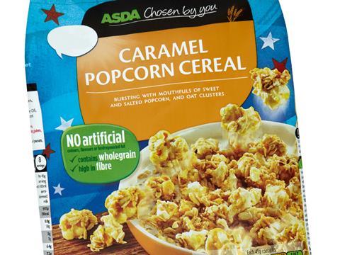 asda caramel popcorn cereal