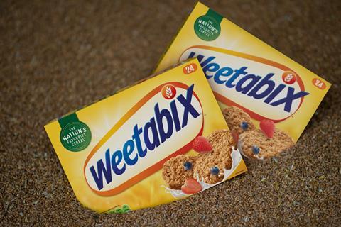 Weetabix plays up 'home-grown' wheat credentials with packaging