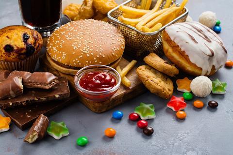 burger cake sweets junk food obesity