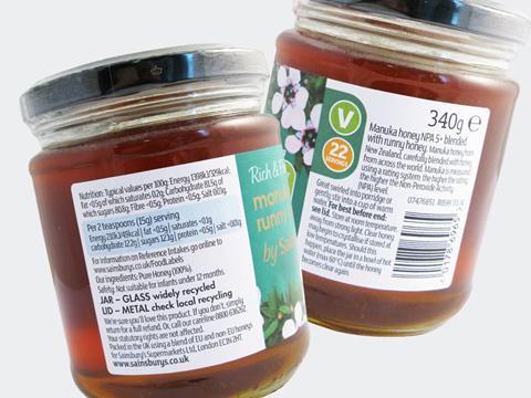 Jars of honey