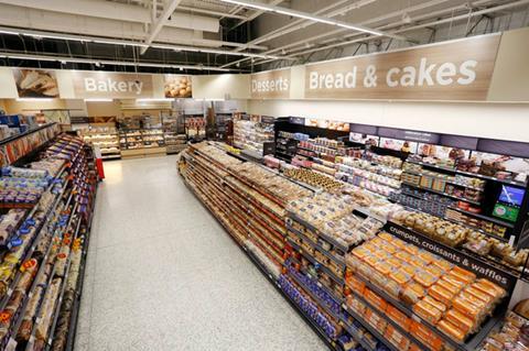 Asda bakery aisle 