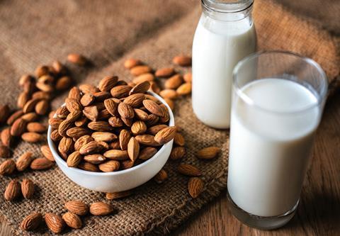almond milk vegan