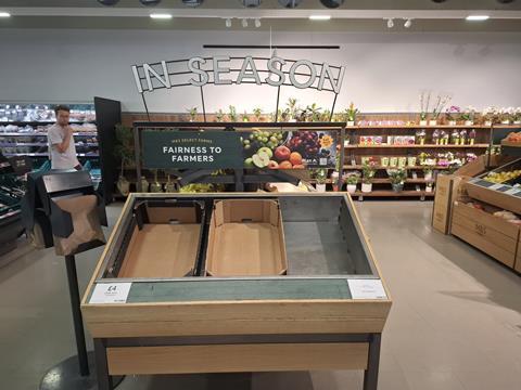 M&S marks and spencer shortages empty shelves cyber attack