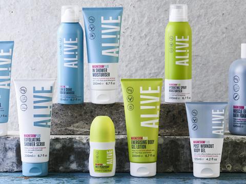 Alive athleisure sports toiletries from Brand Architekts