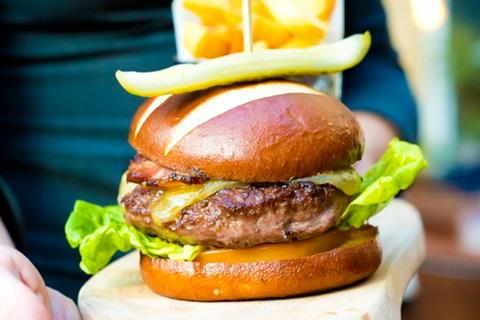 pretzel burger Ditsch