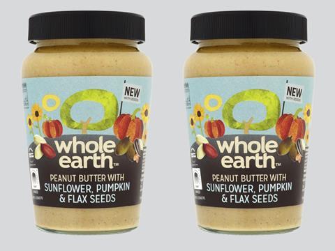 whole earth peanut butter