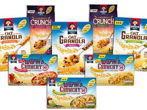 Quaker Granola Full Range