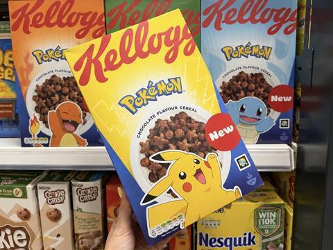 Kellogg's and Pokmon quietly launch cereal into Tesco | The Grocer