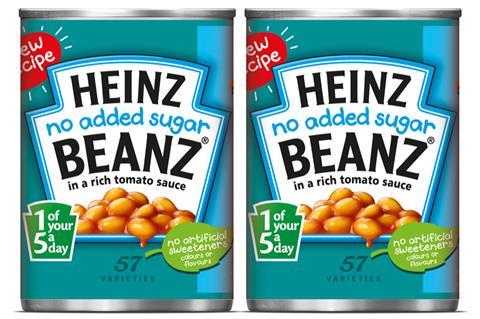 heinz no added sugar beans