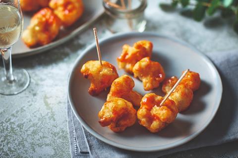 TESCO STICKY CHILLY CAULIFLOWER