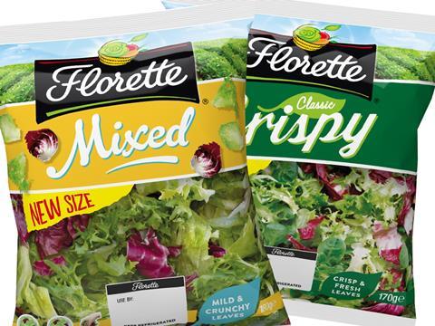 florette mixed salad bags