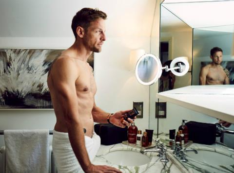 Jenson Button for Baylis & Harding