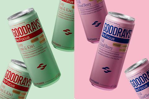 Goodrays ReFocus Zesty Lime Kiwi and Wild Berry Mix