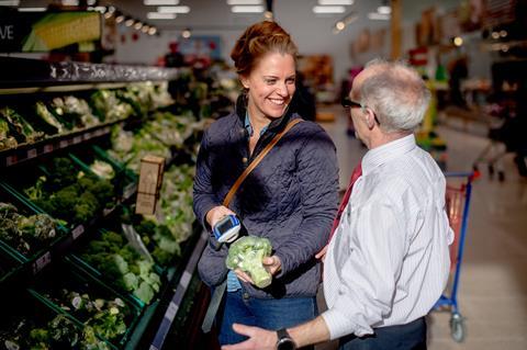 tesco customer shopper and staff