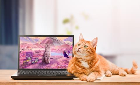 Cat pet food advert GettyImages-1346248068