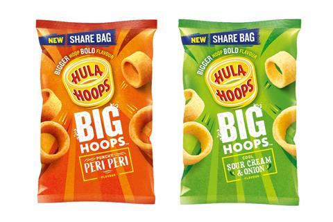 Hula Hoops Big Hoops sharing range