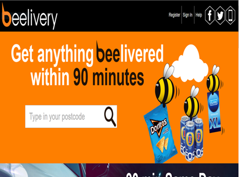 Beelivery screengrab