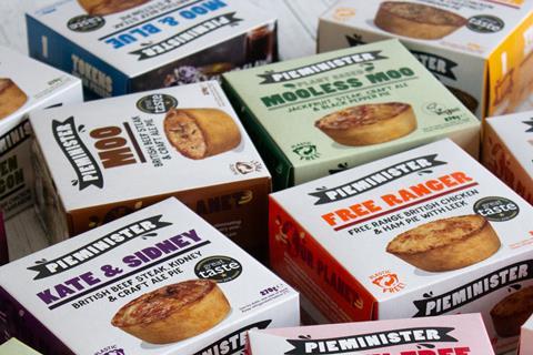 Pieminister plastic-free boxes all