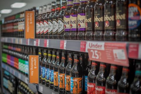 waitrose beer ale aisle alcohol
