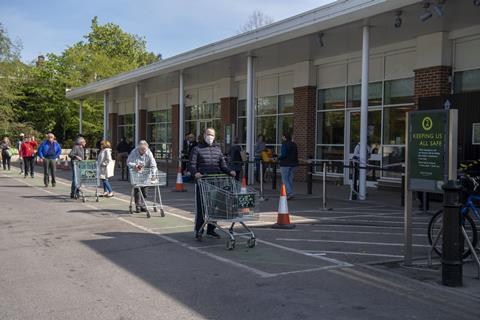 Waitrose queue