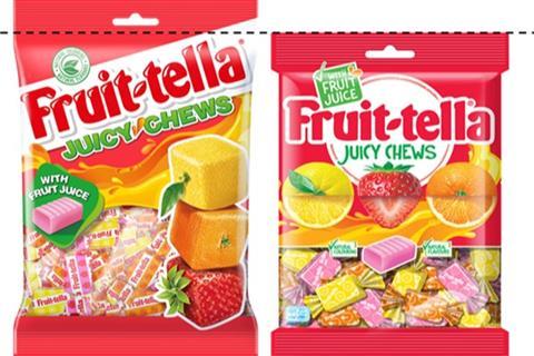 fruittella packs