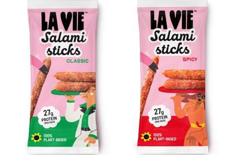 La Vie Vegan Salami Sticks - La Vie
