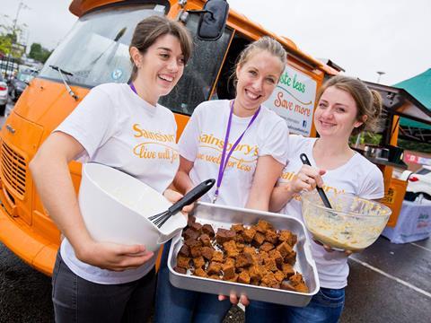 sainsbury's swadlincote waste less save more breakfast van