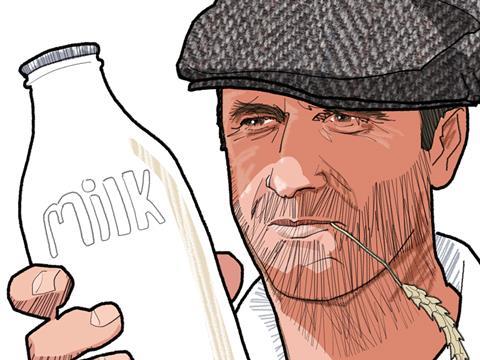 dairy farmer portrait 