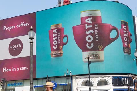 Costa Coffee Piccadilly Lights