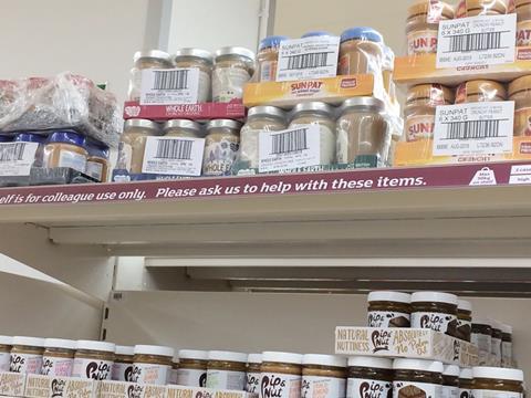 Sainsbury's shelf