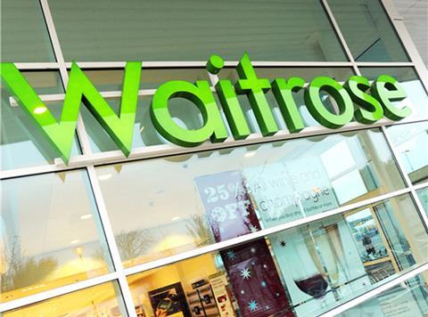 Waitrose sign