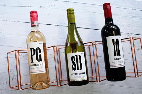 Spar Alphabet wine range 