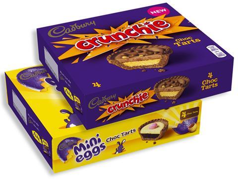 Premier Foods Cadbury Cakes Choc Tarts