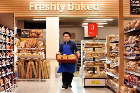 tesco bakery aisle staff