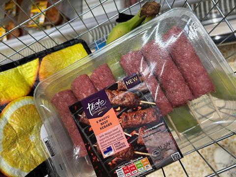 Sainsburys NZ beef kebabs