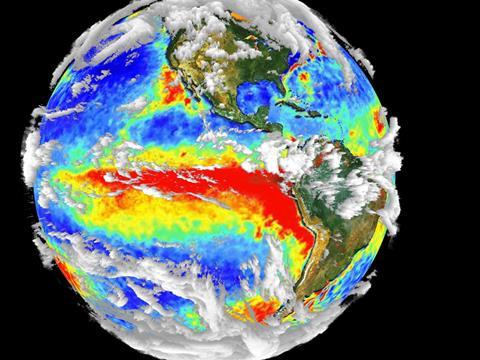 el nino globe weather