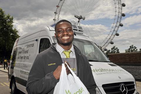 waitrose online delivery staff