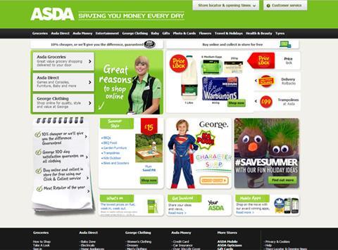 Asda website