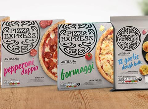 Iceland Pizza Express range web
