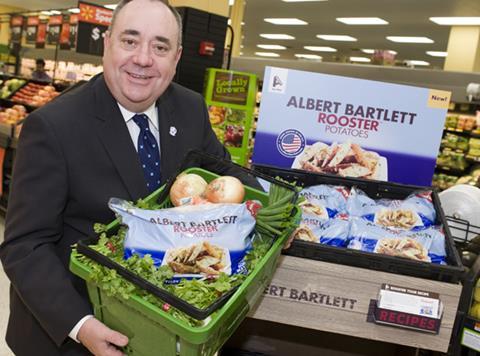 Alex Salmond for Albert Bartlett Rooster potatoes