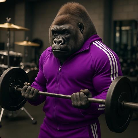 Firefly_add blurred drum kit to background 202581