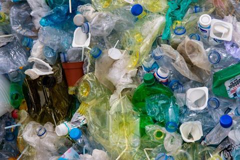 plastic bottles waste
